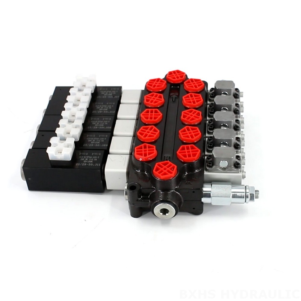 Hydraulic Q45 5 Spool Monoblock Directional Control Valve image